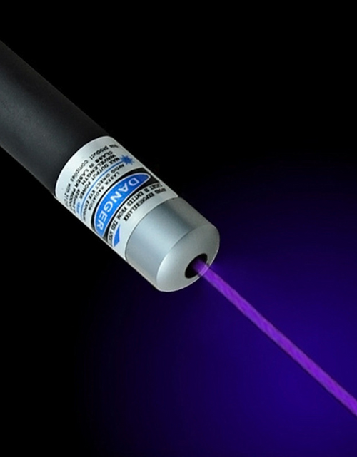 Load image into Gallery viewer, Purple Blue Beam Light Visible 5mW 405nm Laser Pointer Laser Pen
