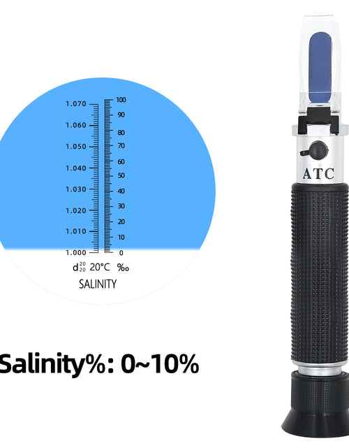 Load image into Gallery viewer, ATC Automatic Temperature Compensation Salinity Content Refractometer
