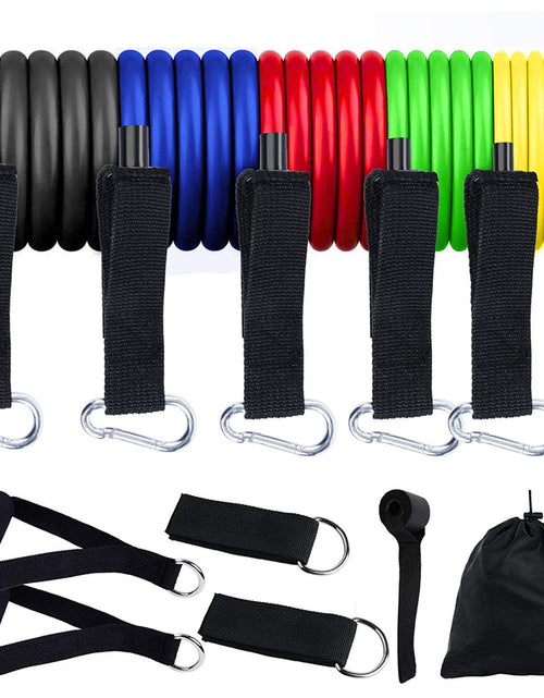 Load image into Gallery viewer, 11Pcs Fitness Equipment Resistance Band Set
