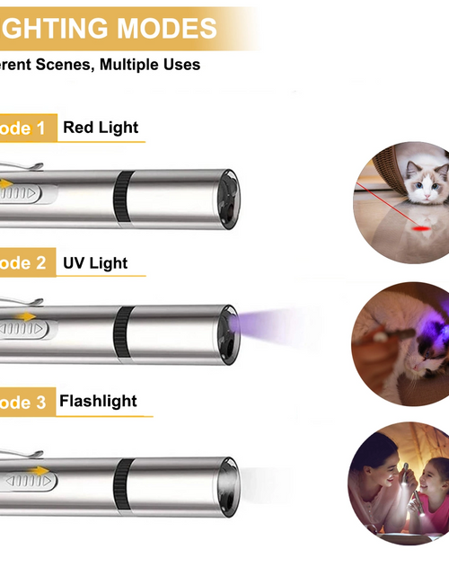 Load image into Gallery viewer, Pet Training Exercise Tool Cat Toys LED Pointer
