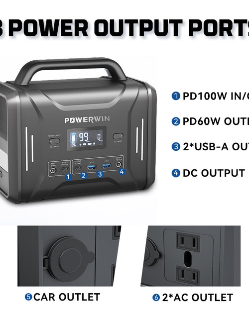 Load image into Gallery viewer, EU POWERWIN Solar Generator 320 (PPS320 + PWS110 110W) Big Power
